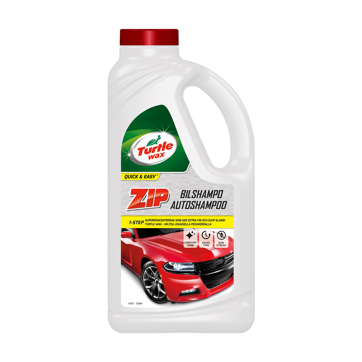 Автошампунь Turtle Wax Zip Wax з воском, 1 л